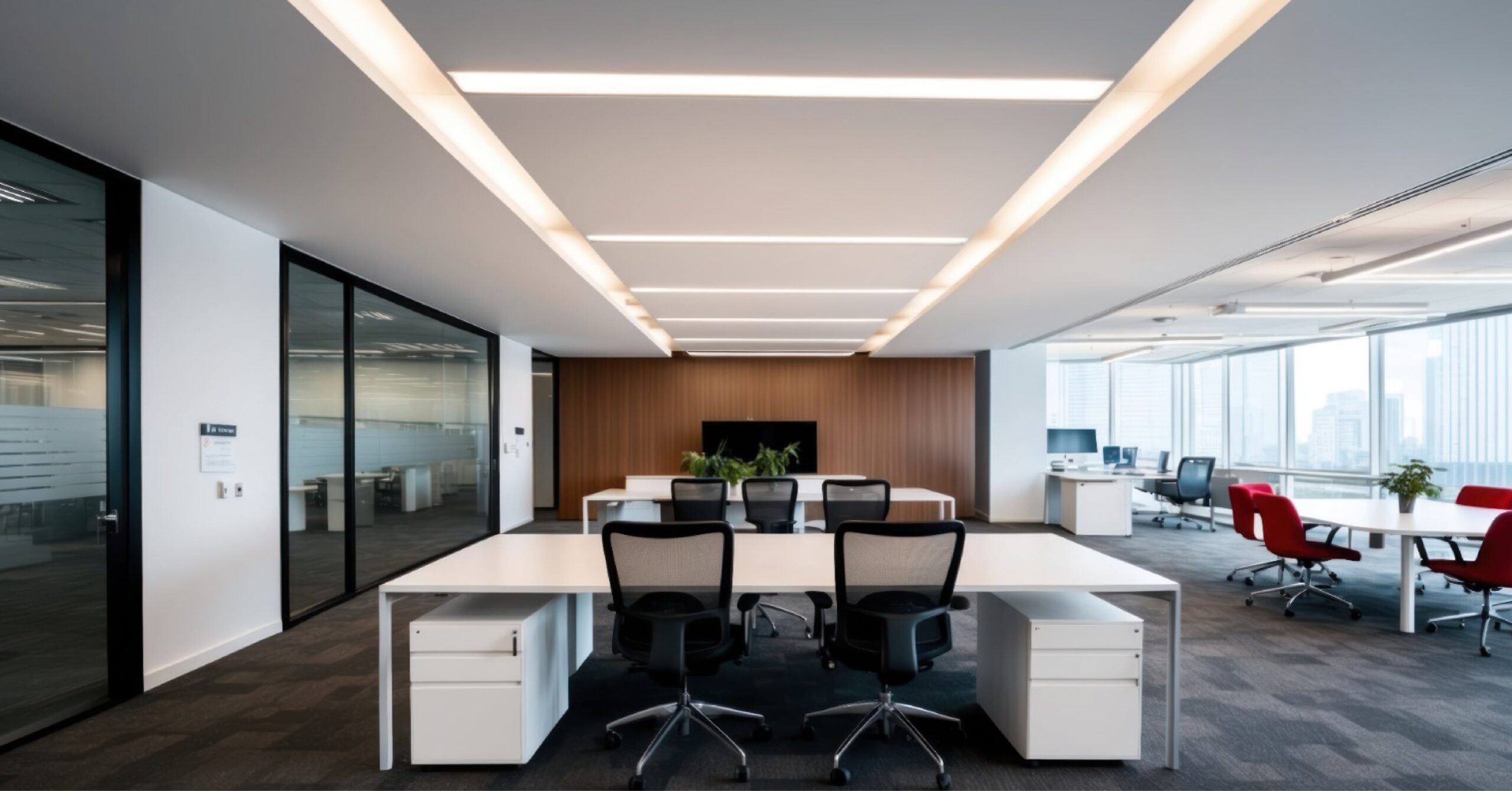 ceiling-integrated LED skylight